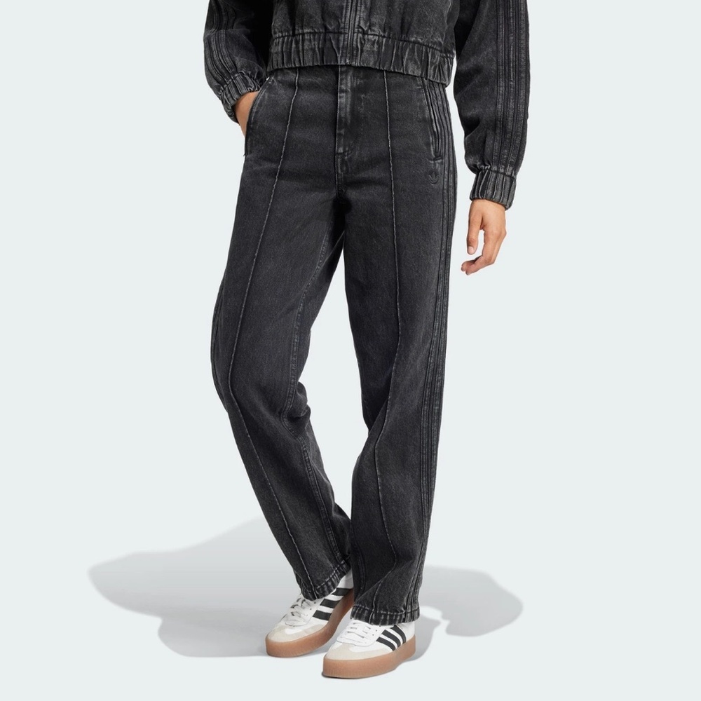 Adidas Premium Essentials Denim Straight Leg Pants